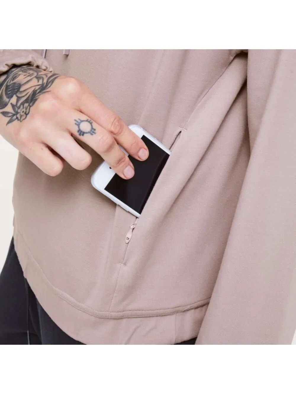 Lululemon Twisted & Tucked Pullover Smoky Blush